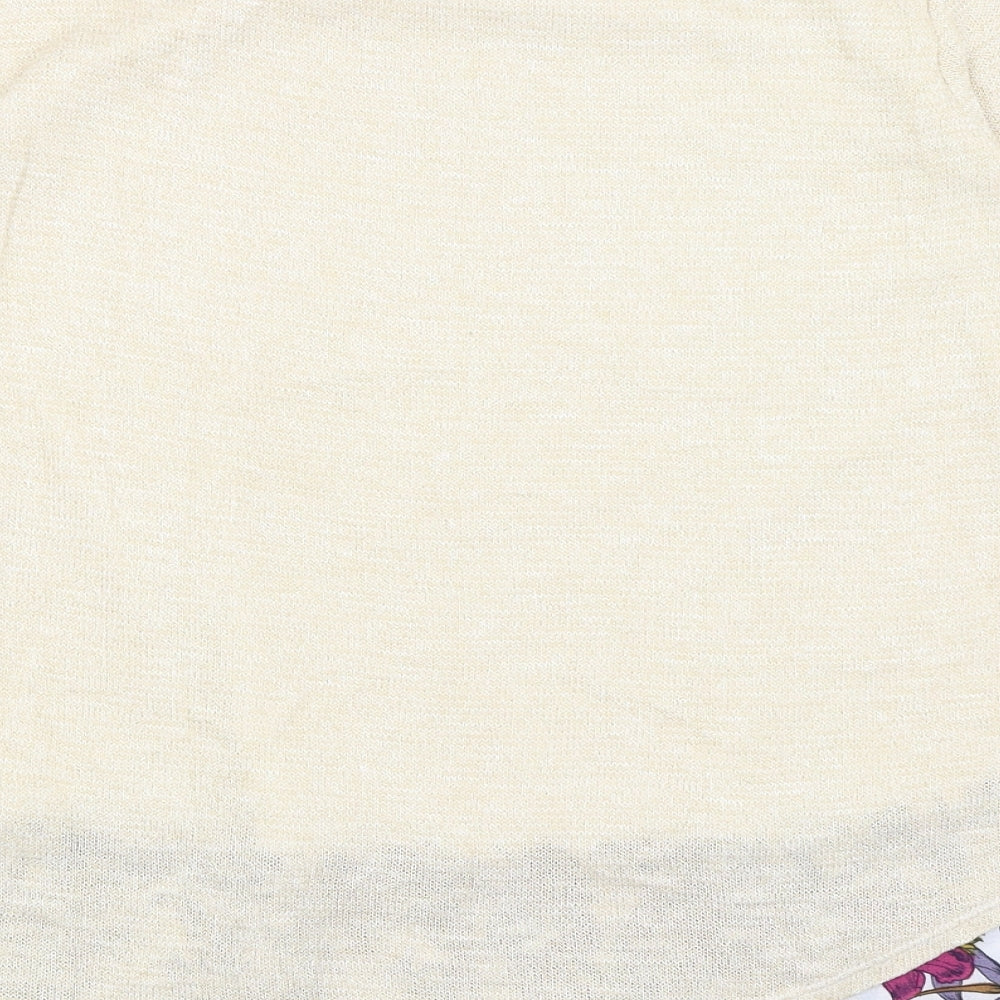 Womens UK Size 12 Per Una Gold Pullover Jumper