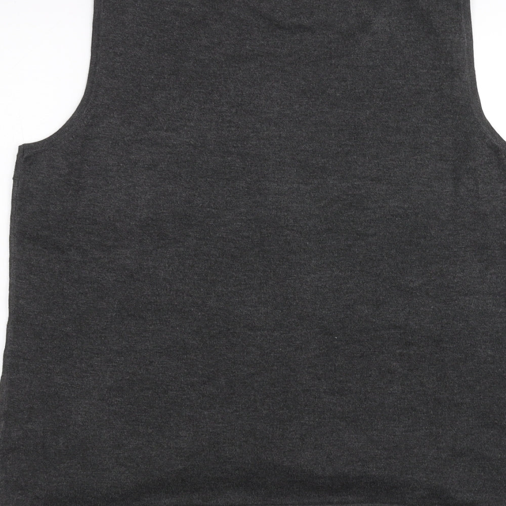 Womens UK Size XL Cable & Gauge Black Basic Tank