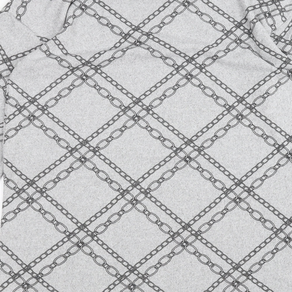 F&F Womens Grey Pullover Jumper Size 10