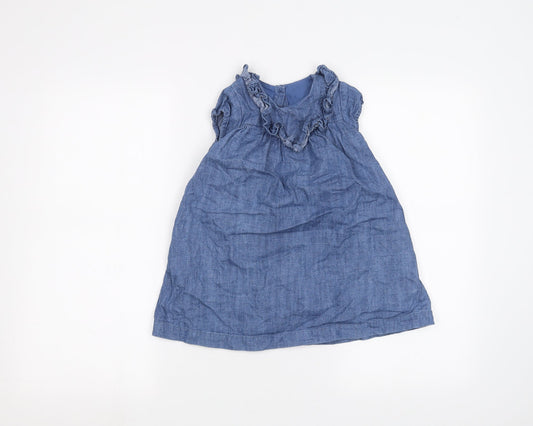 Marks and Spencer Baby Blue A-Line Size 18-24 Months