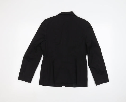 Mens UK Size S Distinctive Black Jacket