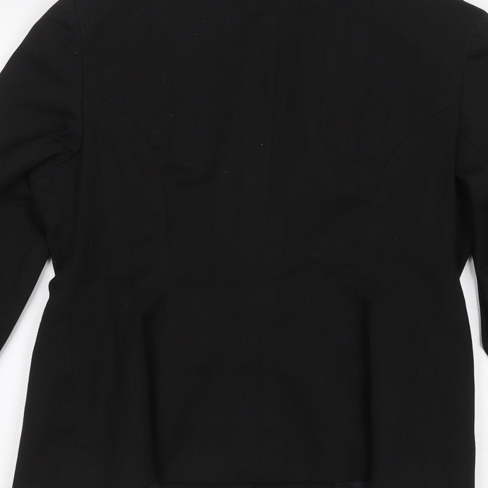Mens UK Size S Distinctive Black Jacket