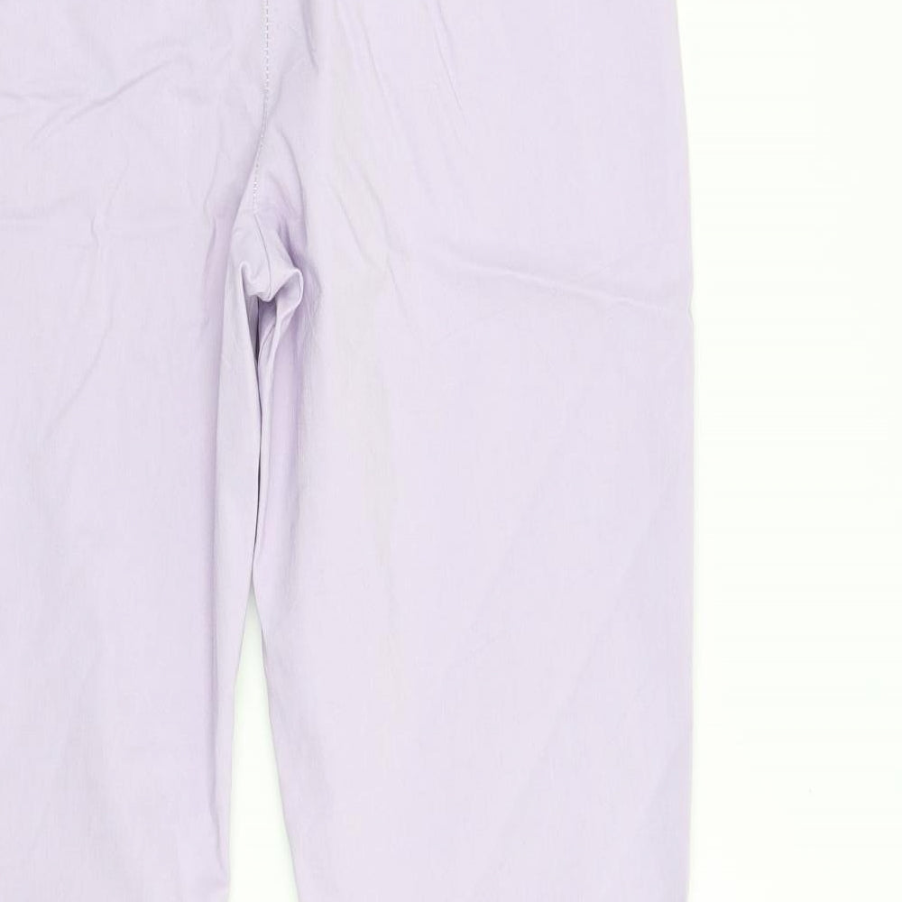 Womens UK Size 12 Nasty Gal Regular Fit Purple Trousers