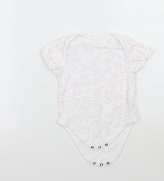 Tesco Girls Geometric Babygrow One-Piece Size 9-12 Months
