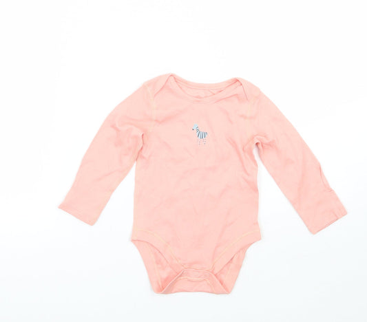 Marks and Spencer Girls Pink Babygrow One-Piece Size 3-6 Months