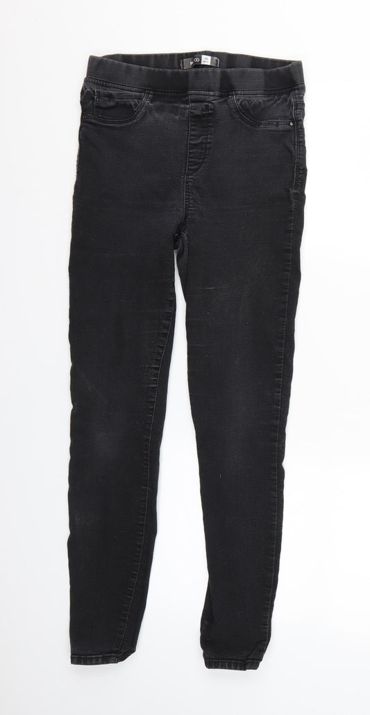 Pep&Co Womens Black Mom Jeans Size 10 L35 in