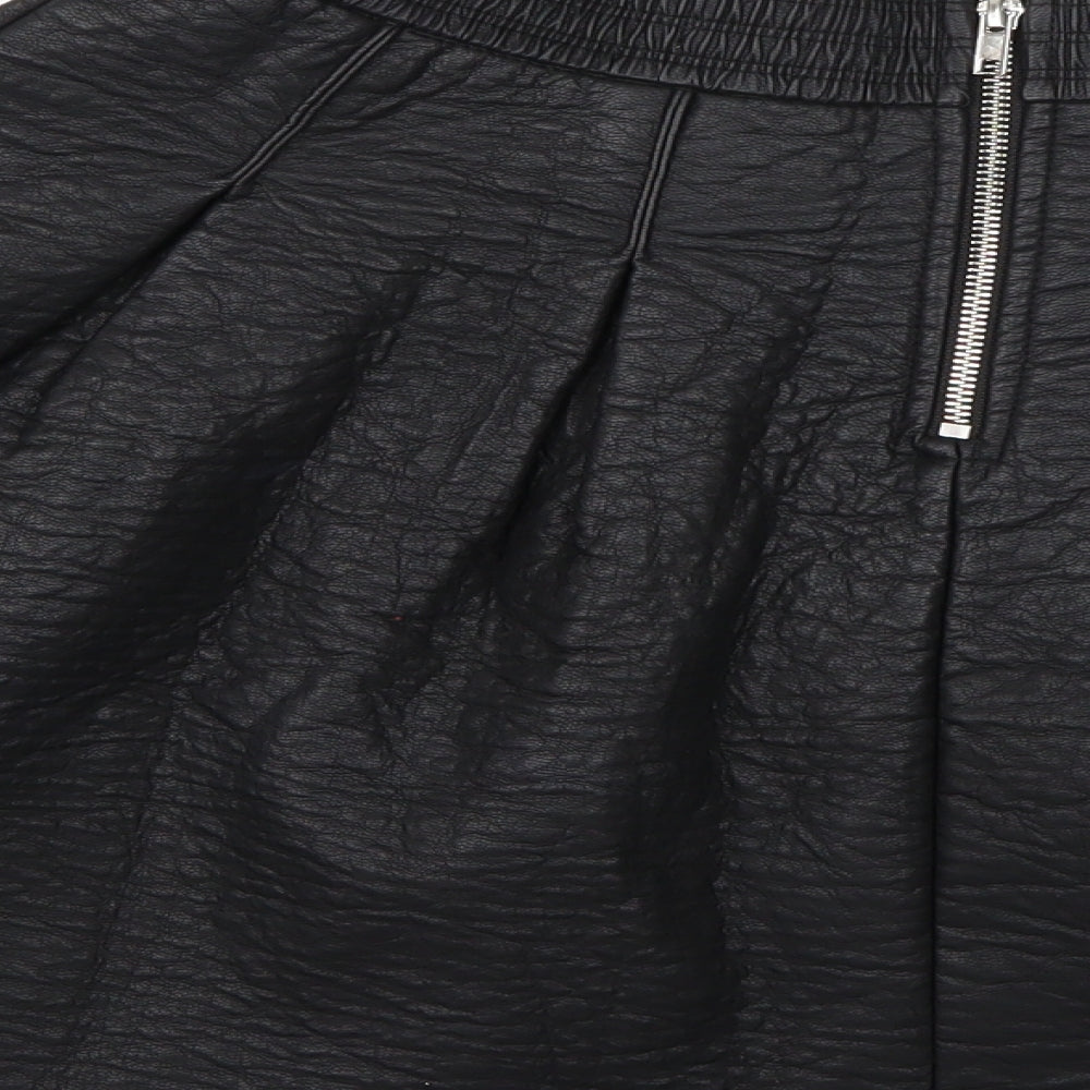 H&M Womens Black Flare Skirt Size 12
