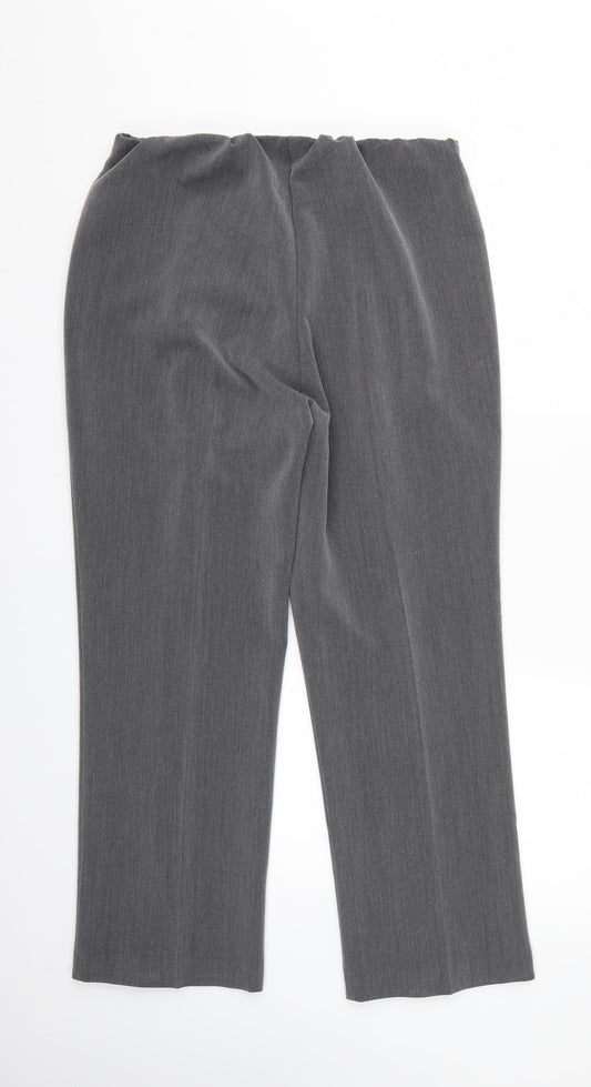 Bonmarché Womens Grey Trousers Size 12 L26 in