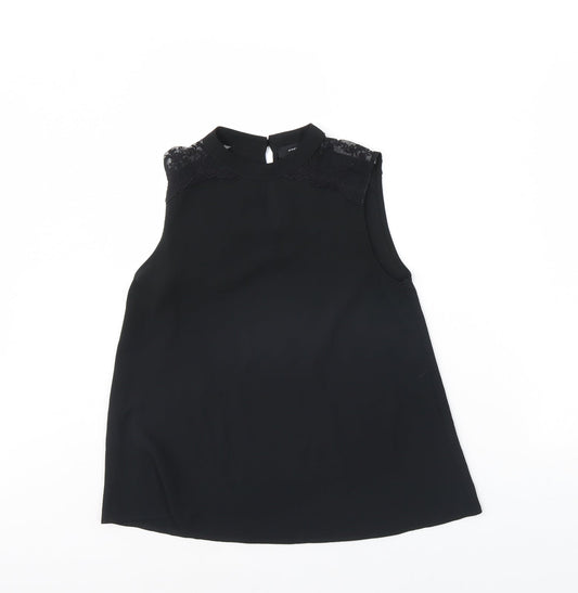 Womens UK Size 6 Atmosphere Black Basic Tank