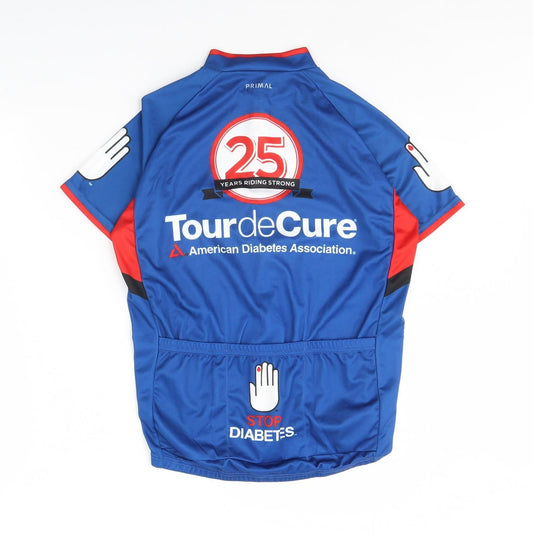 Primal Mens Blue Basic Casual Size S - Tour de cure
