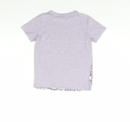 TU Boys Purple Basic T-Shirt Size 9 Years - Dinosaur