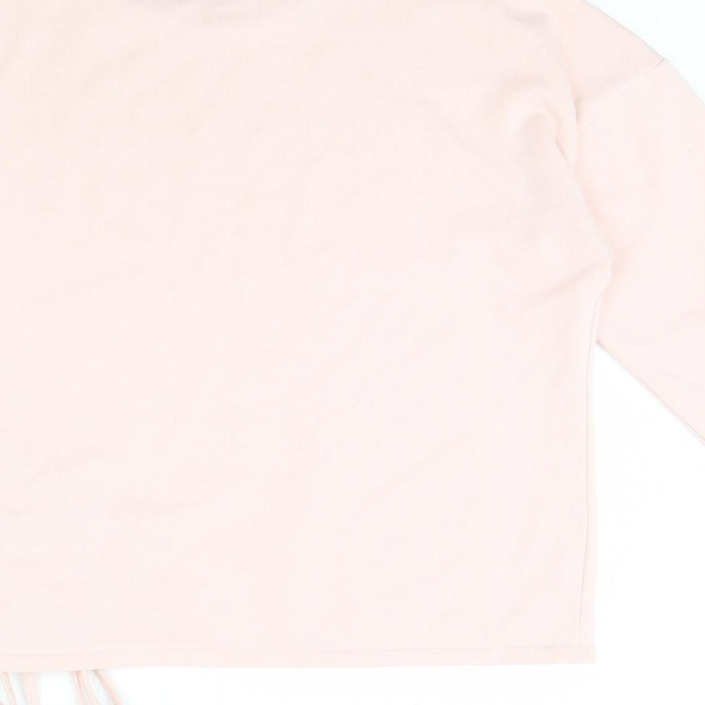 Womens UK Size 14 Papaya Pink Pullover Jumper