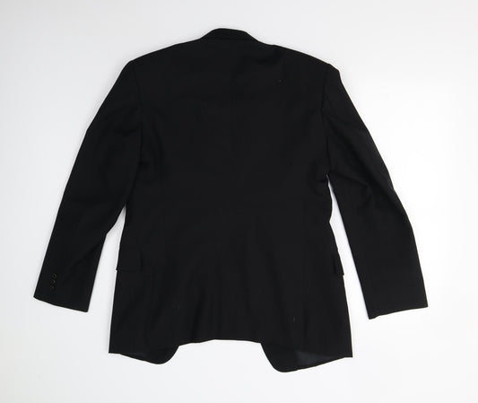 Mens UK Size 36 Preworn Regular Black Suit Jacket