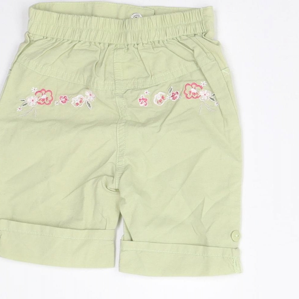 Brand and care label for Adams Baby Green Cargo Trousers, size 0-3, Months