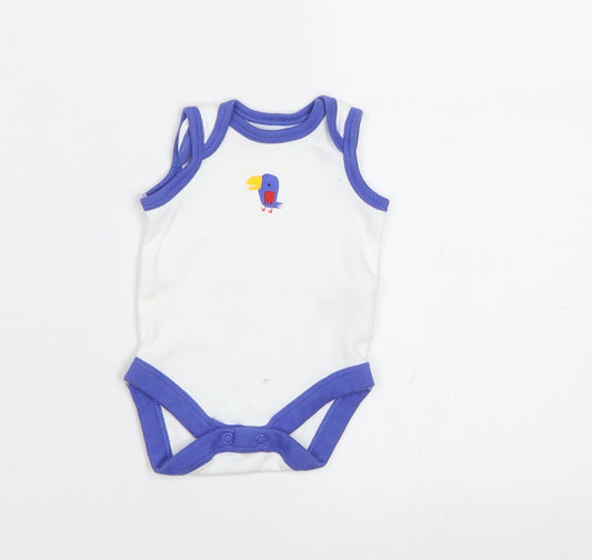 Mothercare Baby White Romper One-Piece Size 0-3 Months