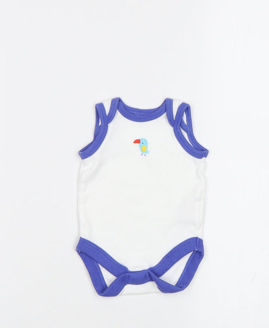 Mothercare Baby White Romper One-Piece Size 0-3 Months