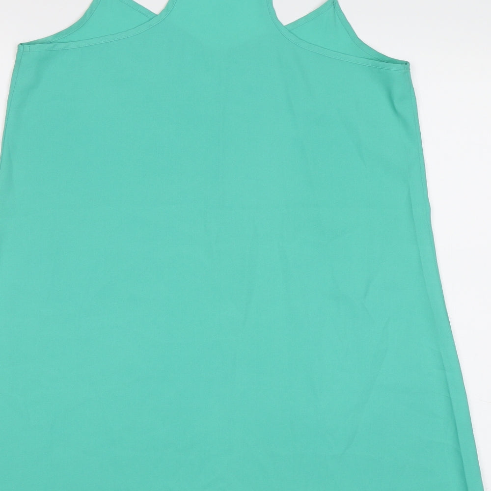 FOREVER 21 Womens Green Basic Tank Size XS