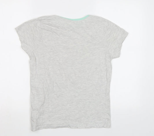 Primark Girls Grey Basic Polo Size 12 Years - Donut