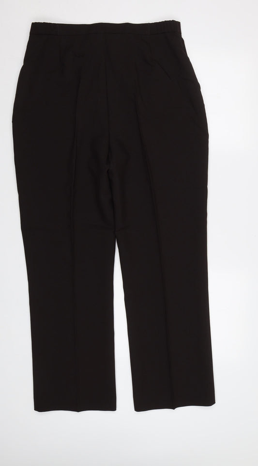 Womens UK Size 16 For Women Regular Fit Brown Trousers