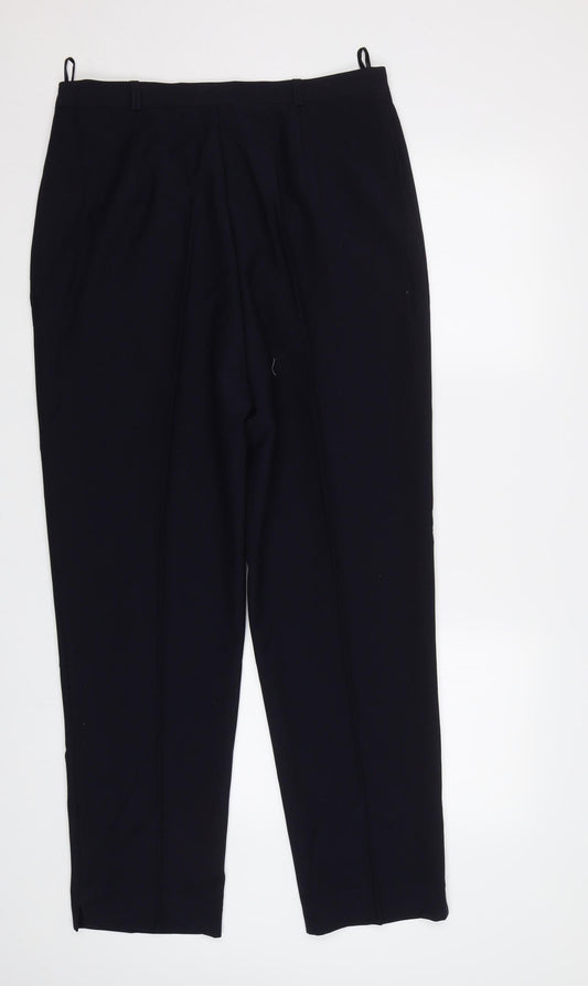 A Touch Of luxury Womens Blue Trousers Size 16 L30 in