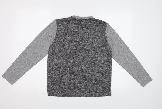 SheIn Girls Grey Pullover Sweatshirt Size 11-12 Years