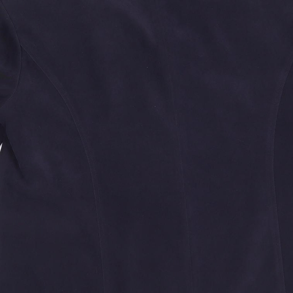 ELVI Womens Blue Jacket Blazer Size 16