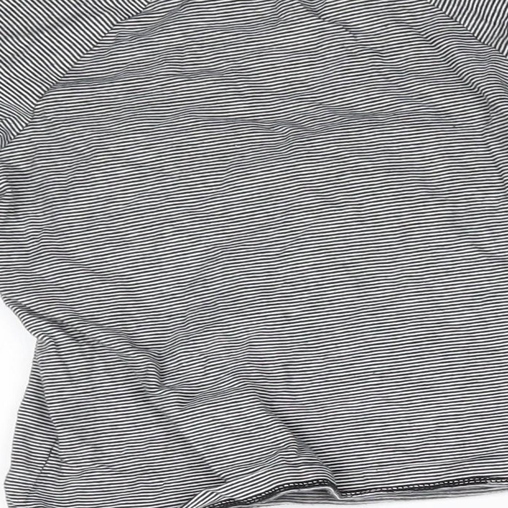 Brand and care label for George Baby Grey Striped Pyjama Top, size 18-24, Months