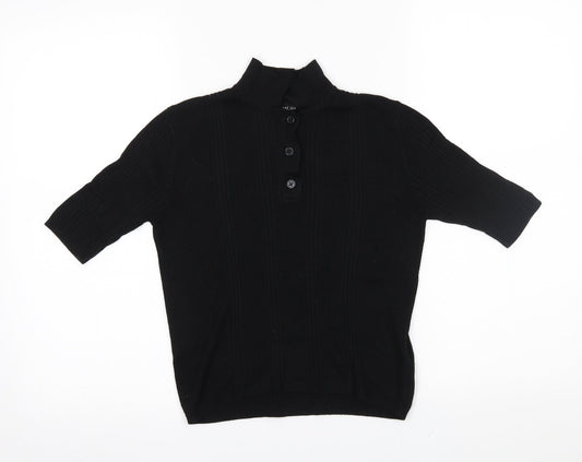 Monki Womens Black Pullover Jumper Size XS