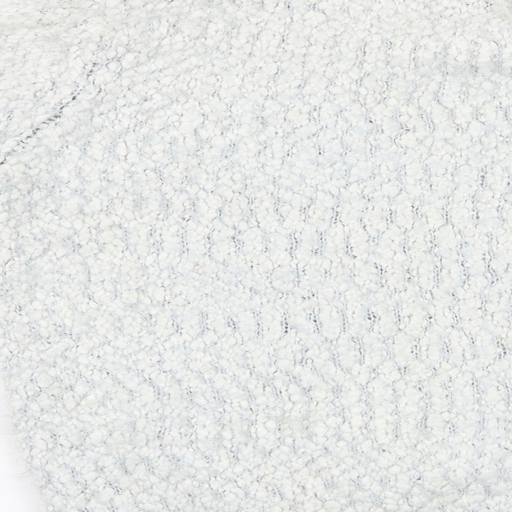 Womens UK Size M Papaya Silver Cardigan Jumper