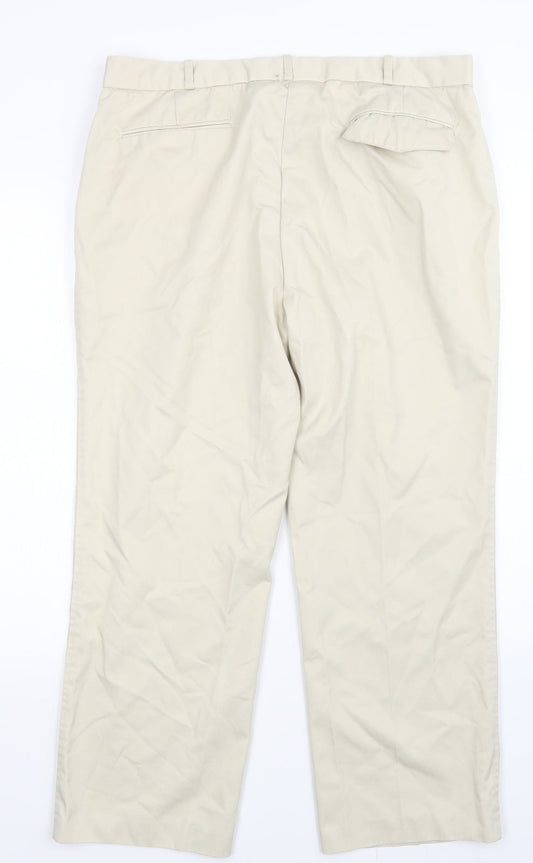 debe Womens Beige Chino Trousers Size 36 in L27 in