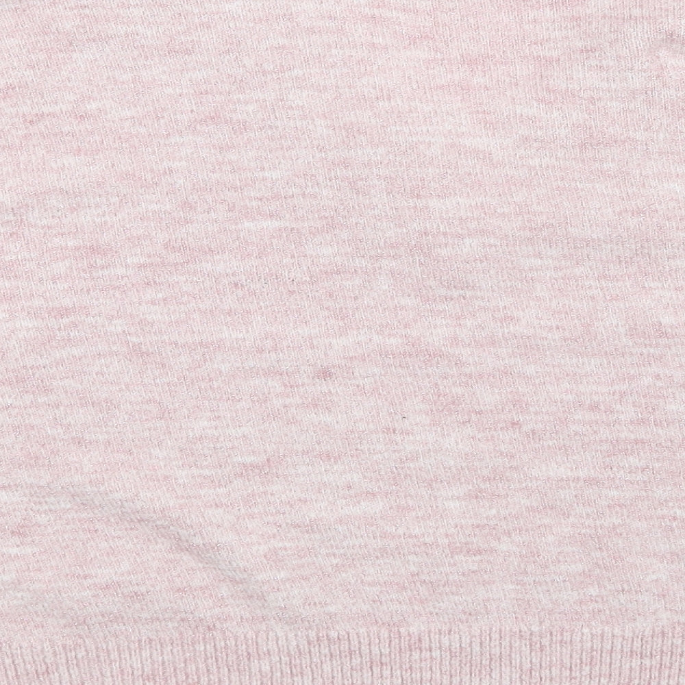 Womens UK Size 18 M&Co Pink Pullover Jumper