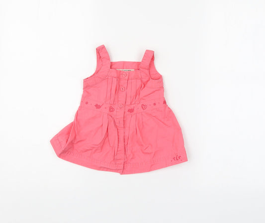 Little Rocha Girls Pink Tank Dress Size 0-3 Months
