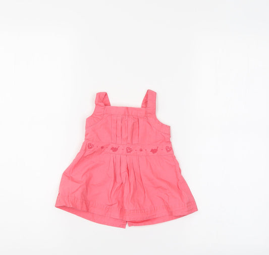 Little Rocha Girls Pink Tank Dress Size 0-3 Months
