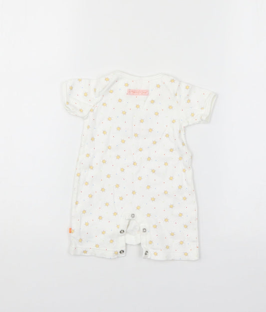 Mothercare Baby White Polka Dot Romper One-Piece Size Newborn