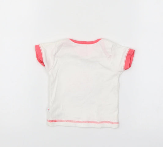 Mothercare Baby White Basic T-Shirt Size 3-6 Months
