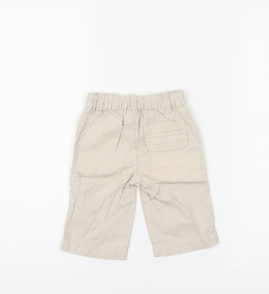 NEXT Boys Ivory Cargo Leggings Size 3-6 Months