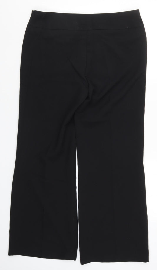 Matalan Womens Black Trousers Size 34 in L28 in