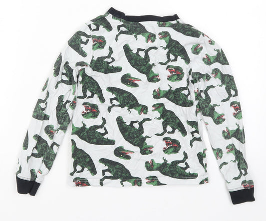TU Boys Grey Solid Pyjama Top Size 6-7 Years - T-Rex