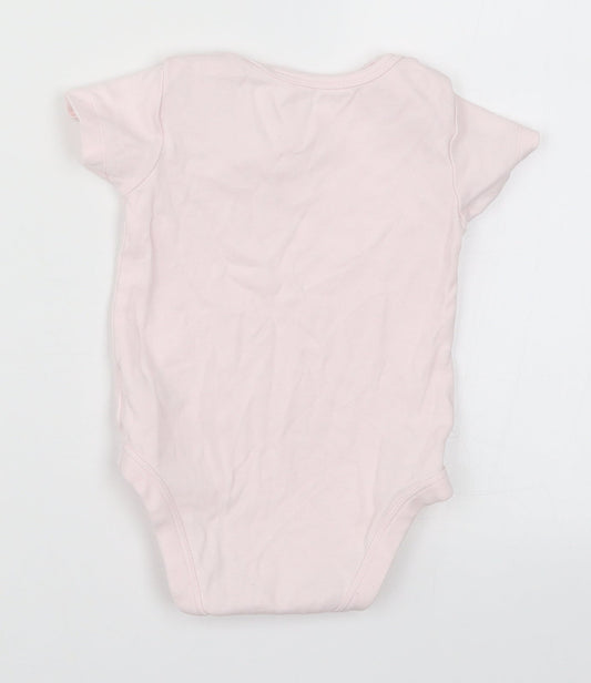 TU Girls Pink Babygrow One-Piece Size 9-12 Months