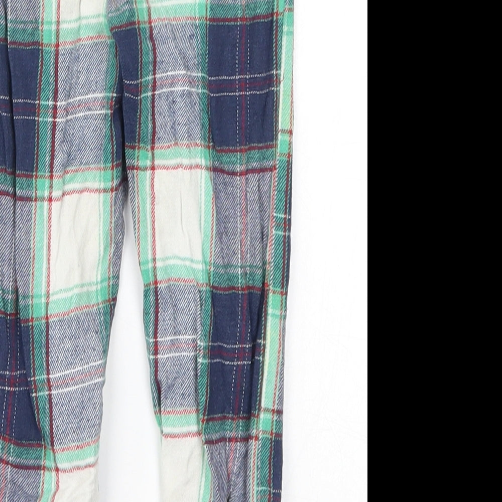 Lilt & Dan Boys Blue Check Sweatpants Trousers Size 2-3 Years - Loungewear