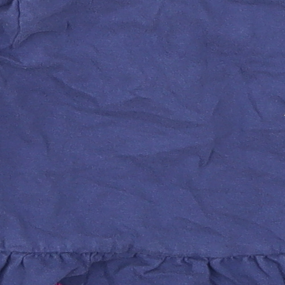 Marks and Spencer Girls Blue Basic T-Shirt Size 0-3 Months