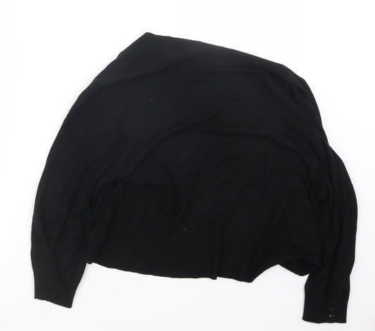 Klass Womens Black Knit Cardigan Jumper Size L