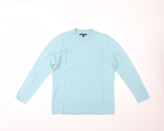 Womens UK Size 14 Bonmarché Blue Basic Blouse