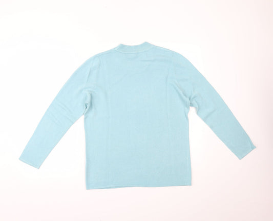 Bonmarché Womens Blue Basic Blouse Size 14