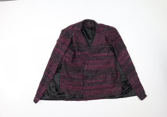 Womens UK Size 16 Kaleidoscope Pink Overcoat