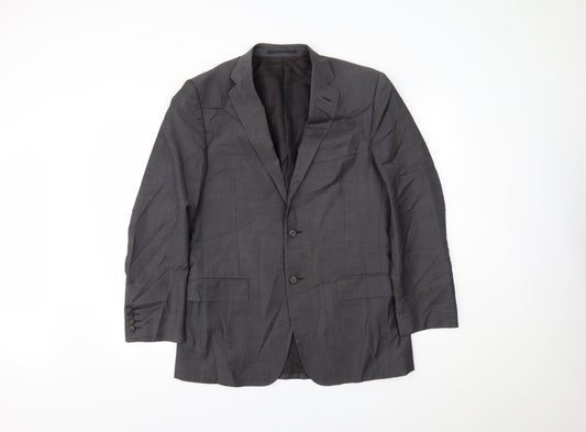 Mens UK Size 38 Autograph Regular Grey Suit Jacket