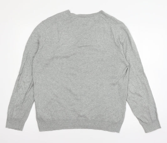 Gap Mens Grey Knit Pullover Jumper Size M
