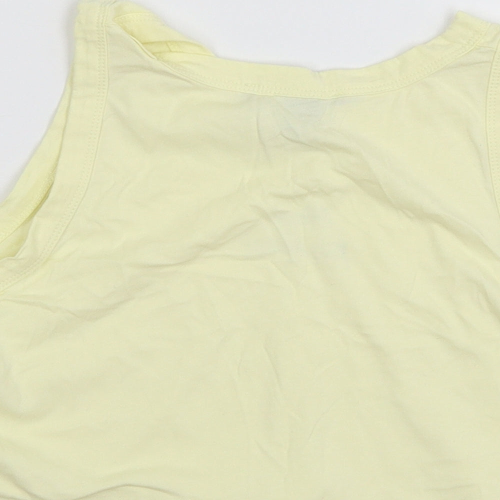 Primark Womens Yellow Jersey Basic Tank Size 10 - More Kind