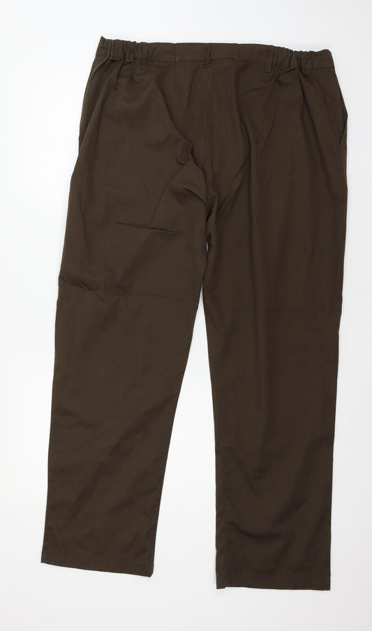 Behre Womens Brown Trousers Size 22 L28 in