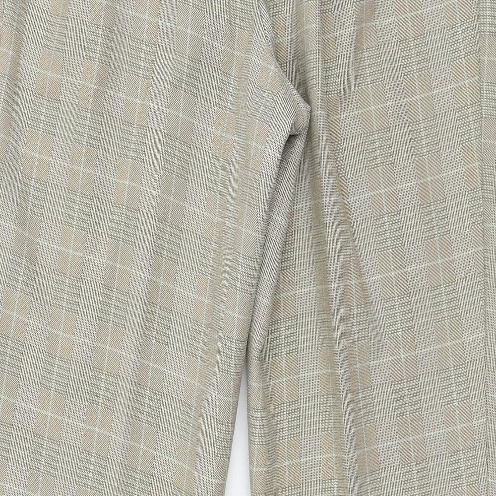 Womens UK Size 12 MArks Regular Fit Beige Trousers